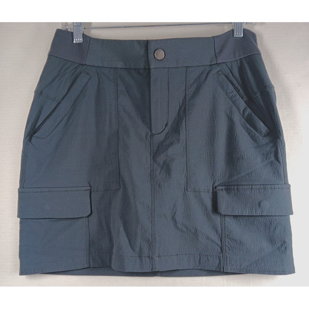 Athleta Skort Trekkie Size 8 Cargo Skirt Hiking Pockets Activewear Outdoor Blue